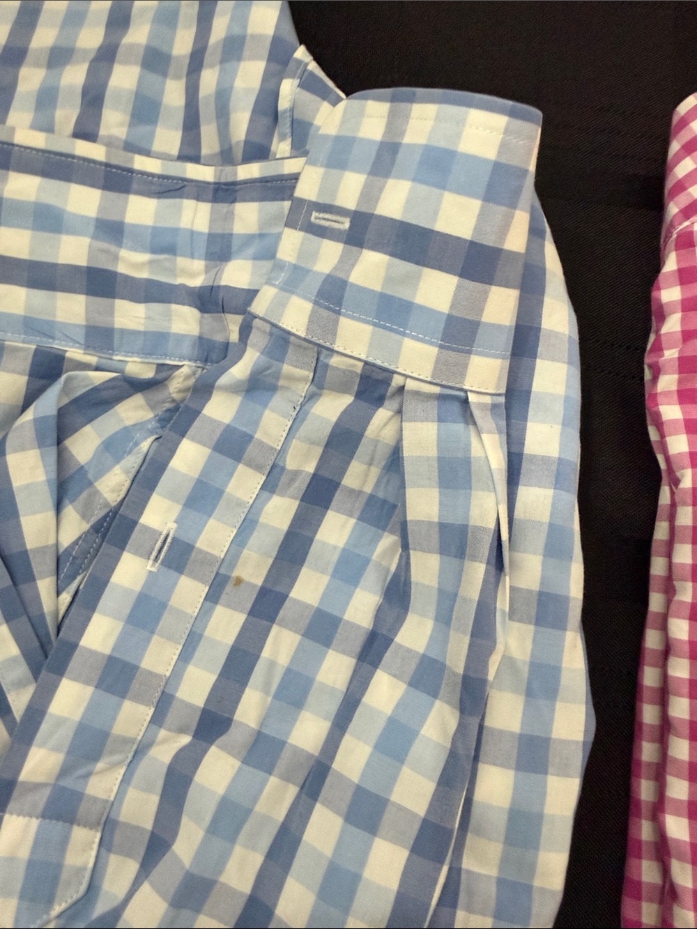 Vineyard Vines Gingham Button-Down Shirt - Blue and Pink - Picture 4 of 4